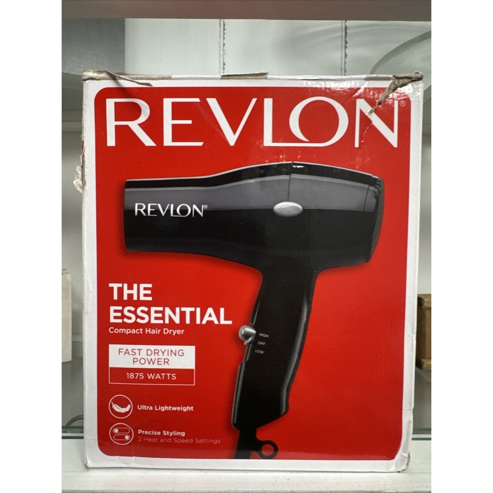 Revlon The Essential 1875W Compact Styler RVDR5034 Lightweight Hair Dryer